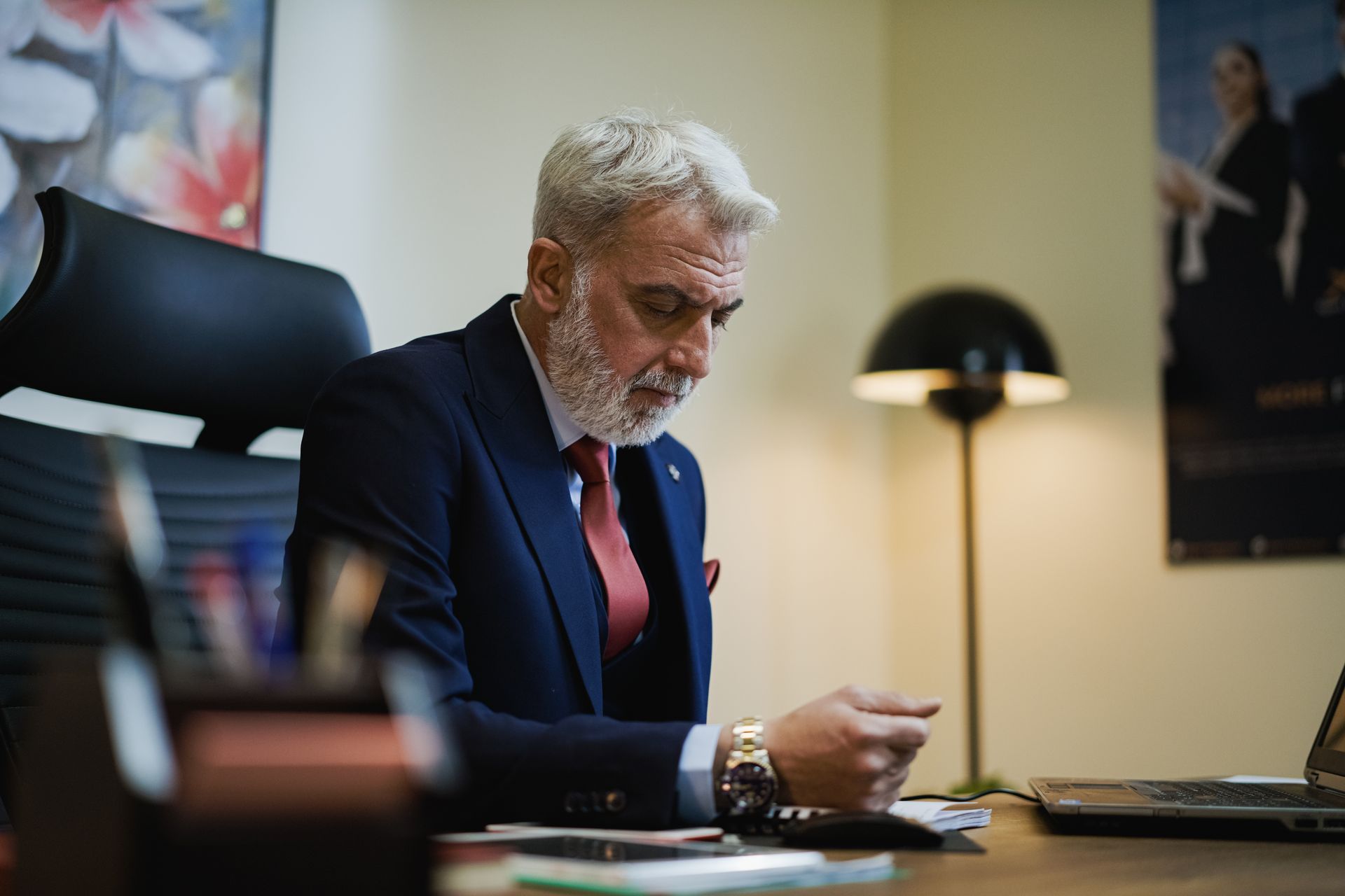 Individual preparing for estate planning